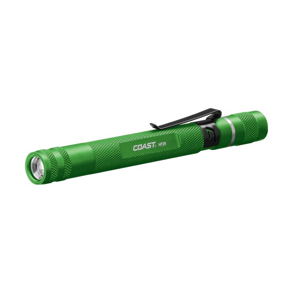 Coast Products HP3R Rechargeable Focusing Penlight / Green Body 21519 - main